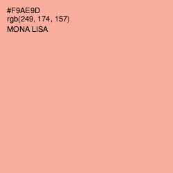 #F9AE9D - Mona Lisa Color Image